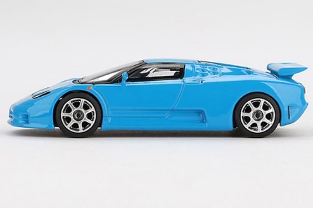 MINI GT Bugatti EB110 Super Sport Modrá Bugatti Hotový model 1/64 (Levostranné řízení) MGT00890-BL