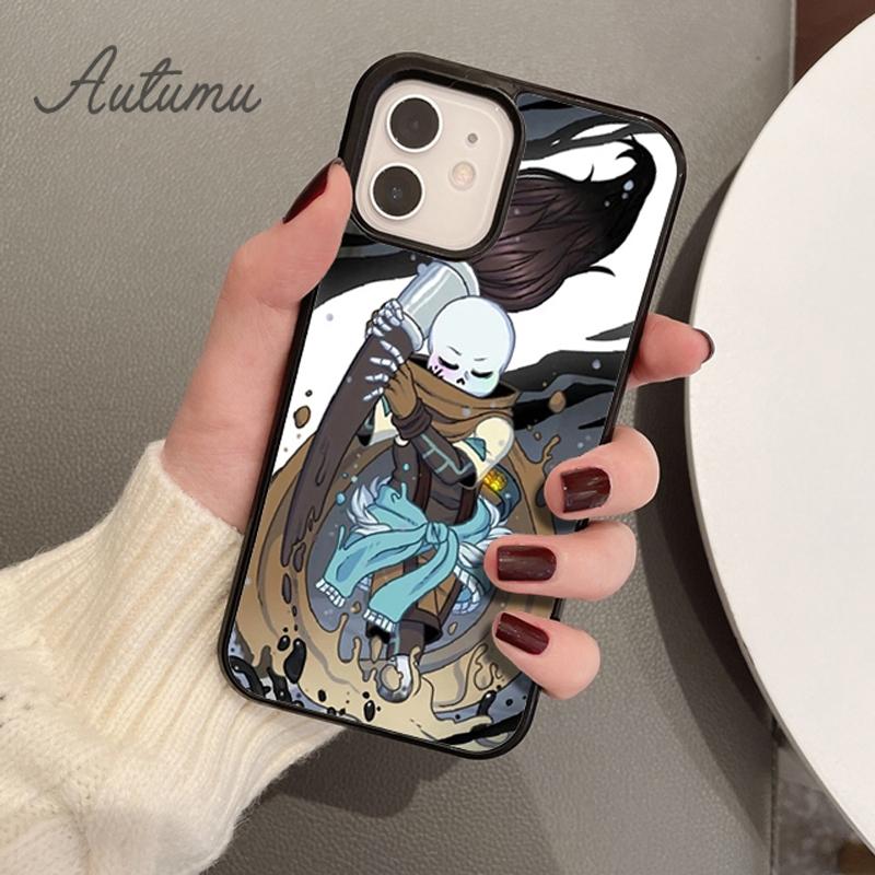 Undertale Sans Phone Case for iPhone 11 12 13 14 Pro Max Mini X XR XS SE 2020 5 6S 7 8 Plus Samsung Galaxy S21 S22 Cover Shell