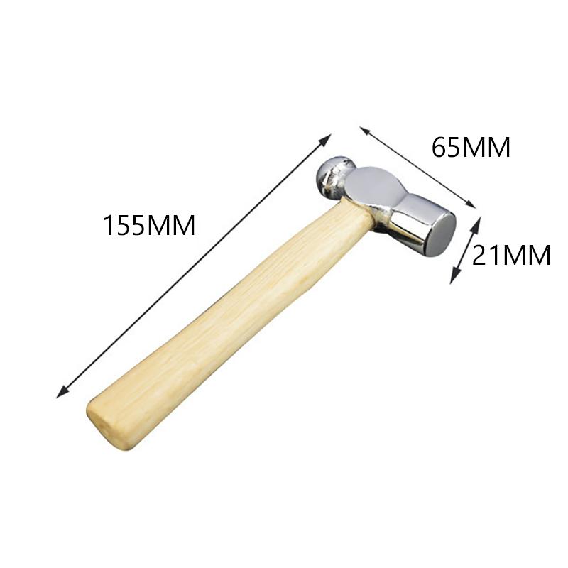 Mini Hammer Smashing Walnut Round Head Wooden Handle Hammer Car Escape Tool Hand Hammer Multi Function Mini Hammer