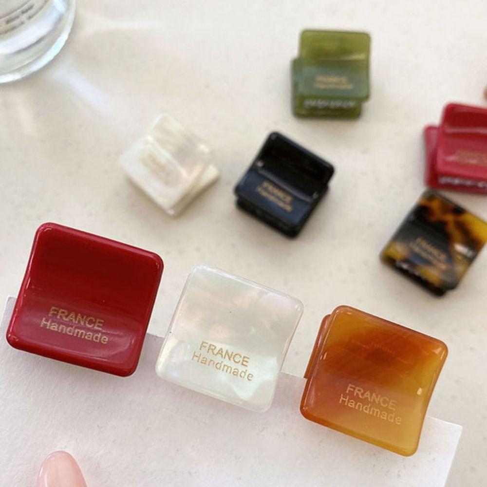 Hair Grab Clip Acetate Hair Clips Acetic Acid Mini Hair Claw Fashion   Girls
