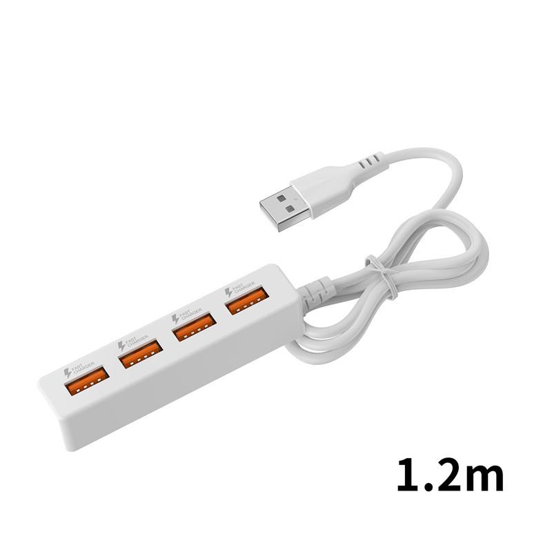 Multi-Port USB Hub Adapter: USB & Type-C Extension Dock with Converter.