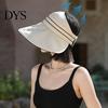 Stylish Commuting Sun Hat Women with Ponytail Hole, Wide Brim Floppy Foldable for Hat, UV Protection Summer Beach Vacation Hiking