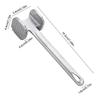 Household Aluminum Alloy Tenderizer Meat Hammer Tool Steak Metal Hammer Double-Sided Meat Grinder Kitchen Cooking Hammers