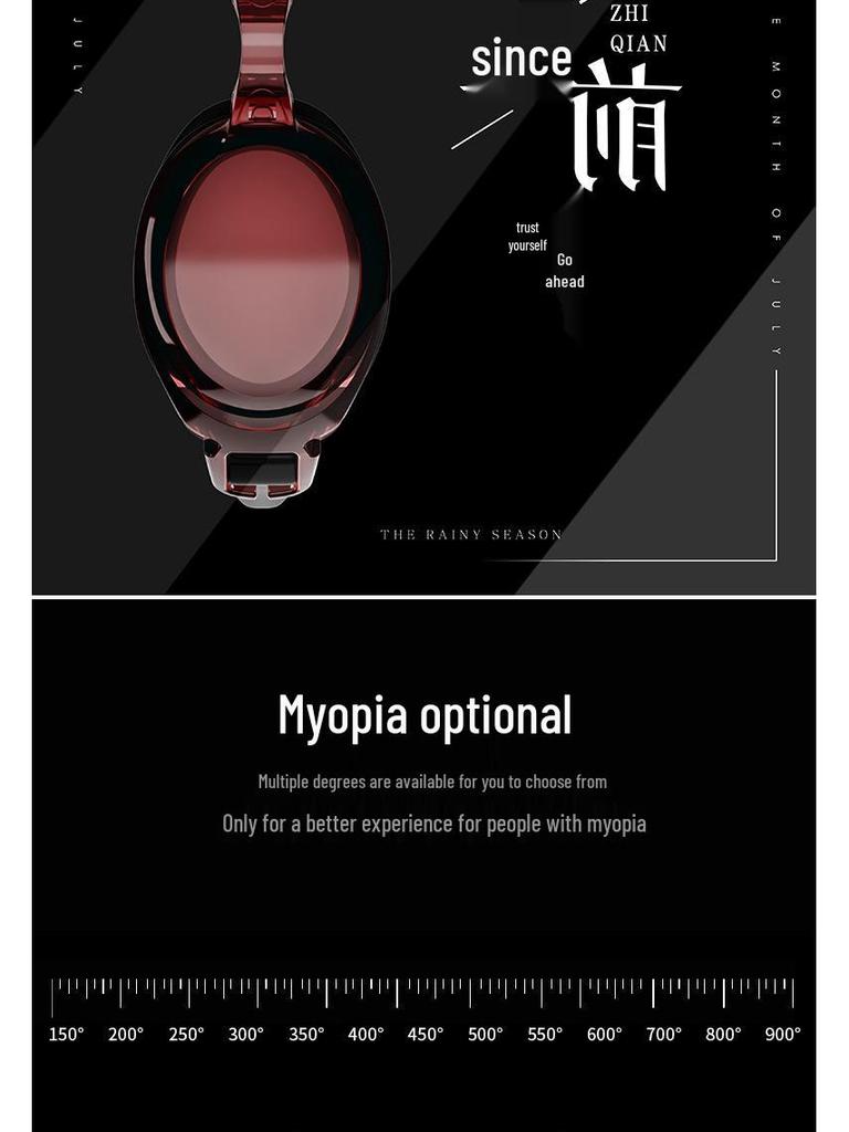 Xinhang Prescription Adult Swim Goggles: Waterproof, Anti-fog, Printable Logo, Myopia Available