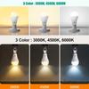 3/RGB color USB Led Bulb Rechargeable Light Dimmable E27 Bulbs with Timing Cordless Battery Operated Lamp