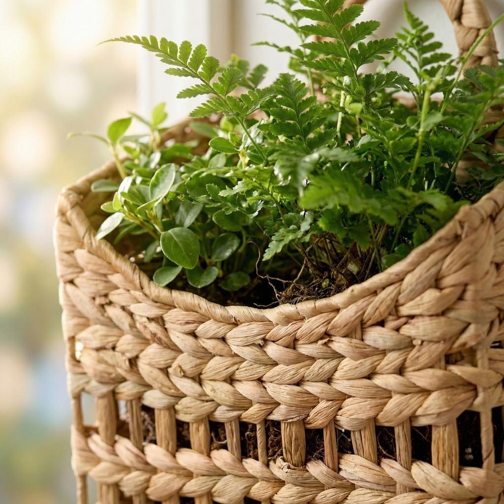 Hand-woven Indoor Decorative Storage Baskets And Desktop Clutter Storage Baskets