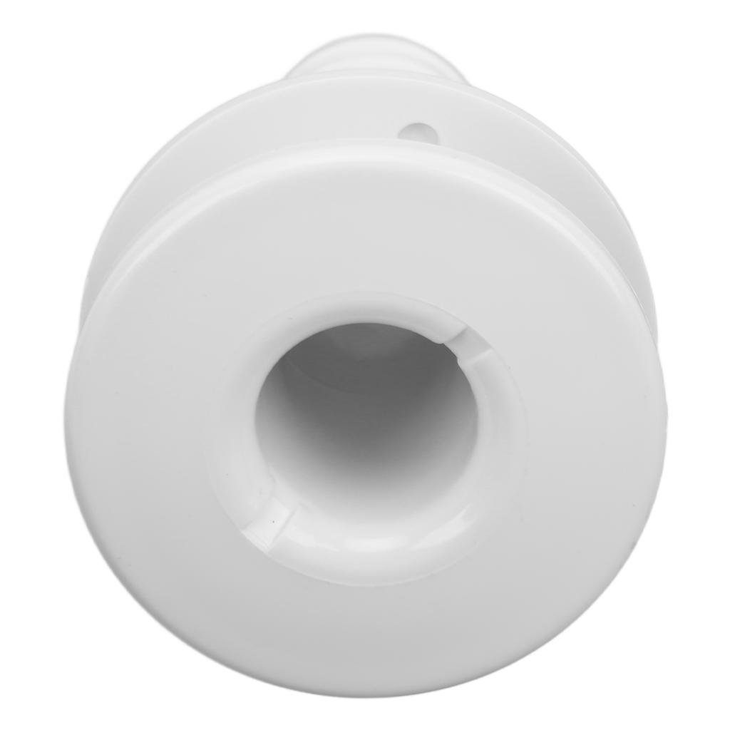 1‑1 8in Boat Through Hull Connection Plastic White Pipe Fitting for Onboard Plumbing System
