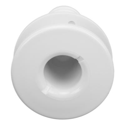 1‑1/8in Boat Through Hull Connection Plastic White Pipe Fitting for Onboard Plumbing System
