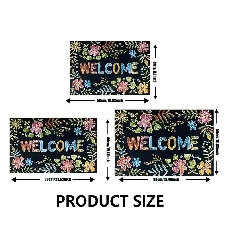 Christmas Door Mat Santa Claus Outdoor Carpet Merry Christmas Decorations Home  Navidad Xmas Ornament New Year 2026 Decoration