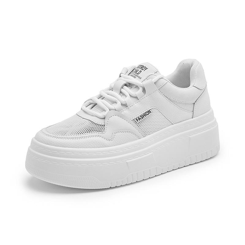 Shoes Women s New Summer Hollow Breathable Mesh Shoes Casual Sports Thick-soled Women s Versatile 34