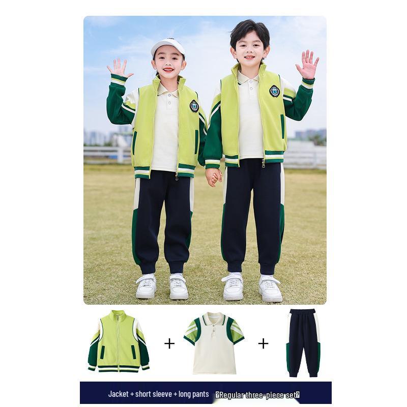 Cool Meila Spring & Autumn Sports Suit: Student & Kindergarten Uniform for Group Performances