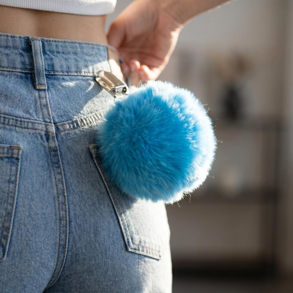Set Fascia con Orecchie d'Orso in Peluche e Coda per Accessori Costume Cosplay