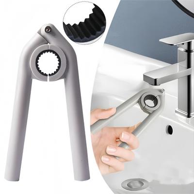1Pc Slip-Resistant Faucet Aerator Wrench, Sink Tap Bubbler Wrench Practical Plumbing Wrench for Kitchen Bathroom