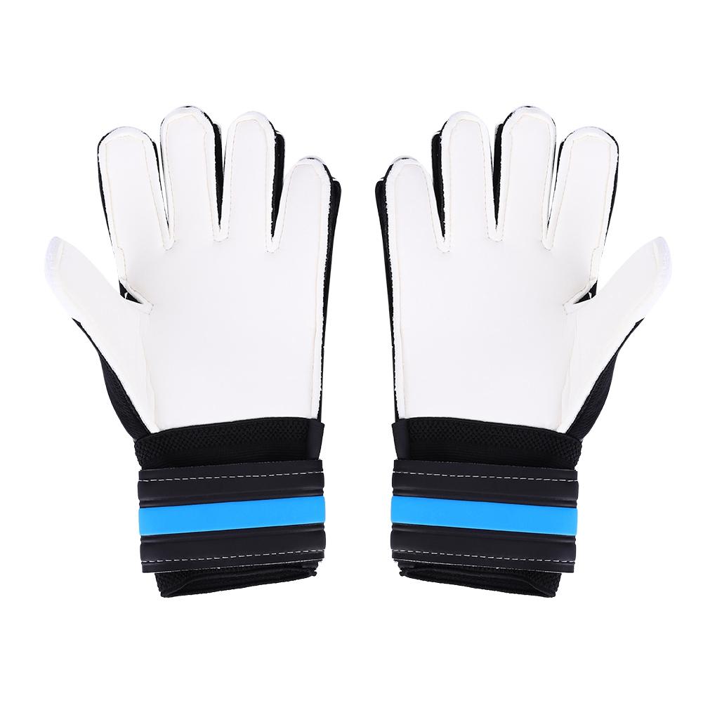 A Pair of Special Thicken Latex Blue Adults Anti Skid Football Goalkeeper Soccer Training Gloves