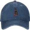 DoberUnisex Pinscher Puppy Baseball Cap Washed Denim Casual Adjustable Hat for Unisex