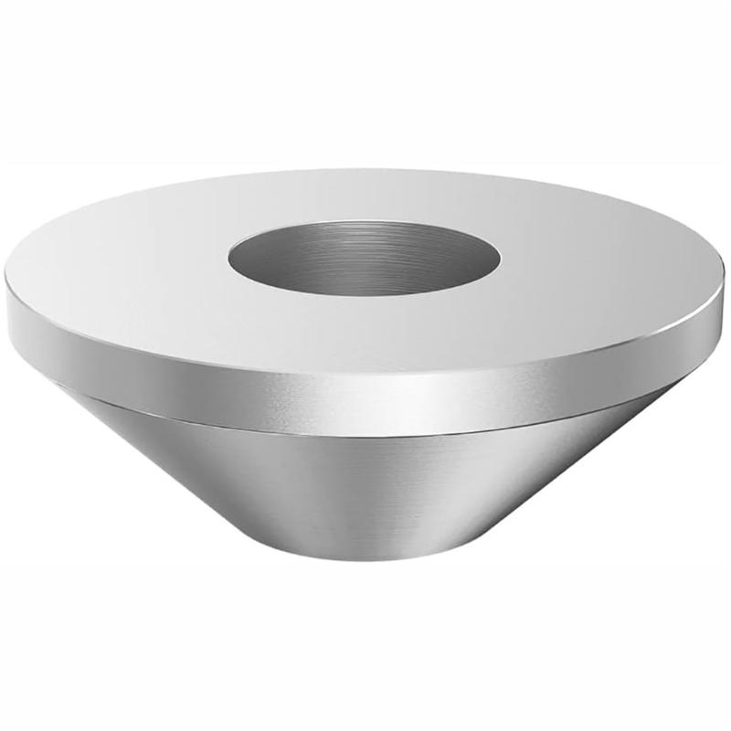 

Большой ручной шиномонтажный центрирующий конус для центральной стойки диаметром 1,67 дюйма для легкового автомобиля, грузовика, прижимной конус для колесного станка серебряный