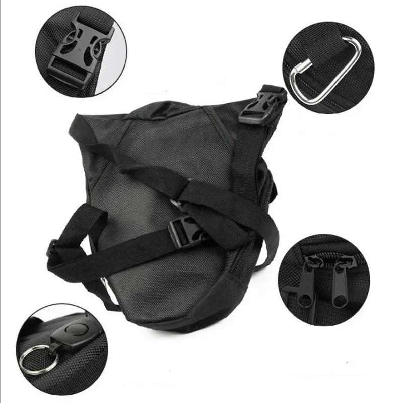 Motorcycle Bag Waterproof Waist Pack Men Fanny Thigh Canvas Belt Outdoor Bike Man Adjustable Leg Bag Package Moto Bag