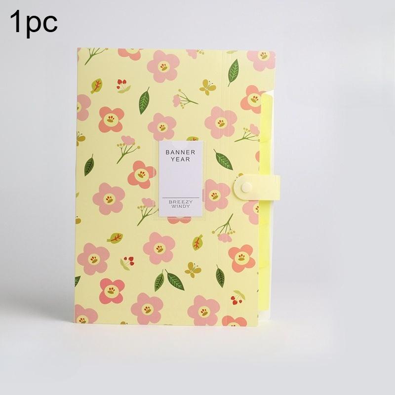 1pc Multi-Layered Folder Wear-Resistant Scratch-Resistant Dustproof Storing Office Documents Exam Papers Textbooks Document Bag