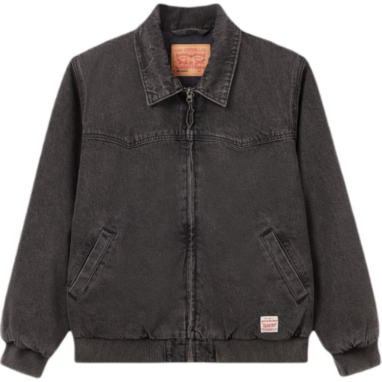 

Levis Куртка джинсовая мужская с длинным рукавом, удобная, свободного кроя, с цветными блоками, куртки, дымчато-серая A8583-0000 XL