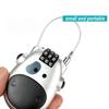 Helmet Coded Lock Telescopic Steel Cable Motorbike Combination Padlock Anti-theft Password Wheel Locking