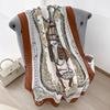 2025 new model recommended spring and summer versatile thin breathable sunscreen outer shawl neck protection travel photo silk scarf women