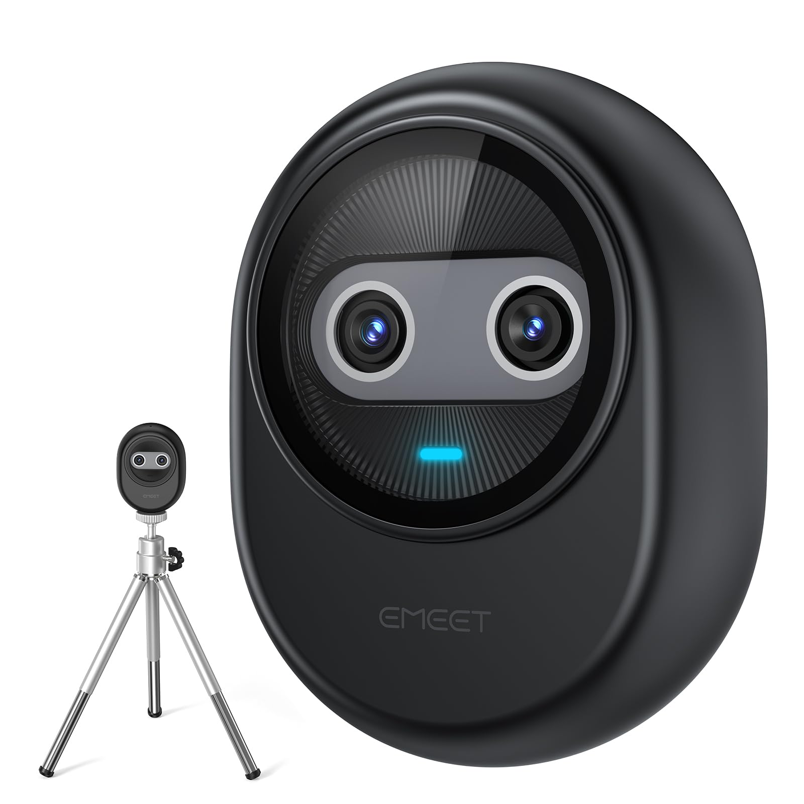 

EMEET Piko 4K перша веб-камера з подвійним AI-масивом 3 типи збору звуку для з ідеально підходить як подарунок для стрімінгу або настільна чорна веб-камера, світова камера, чорний