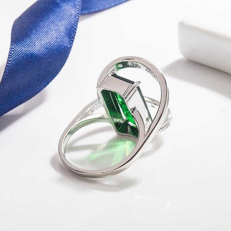 Sace Gems Classic  Zircon Ring Ladies Jewelry Wedding Promise Party Gift