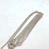 TIFFANY&Co. Initial V Paloma Picasso Accessory Pendant Top Necklace SV925 Silver