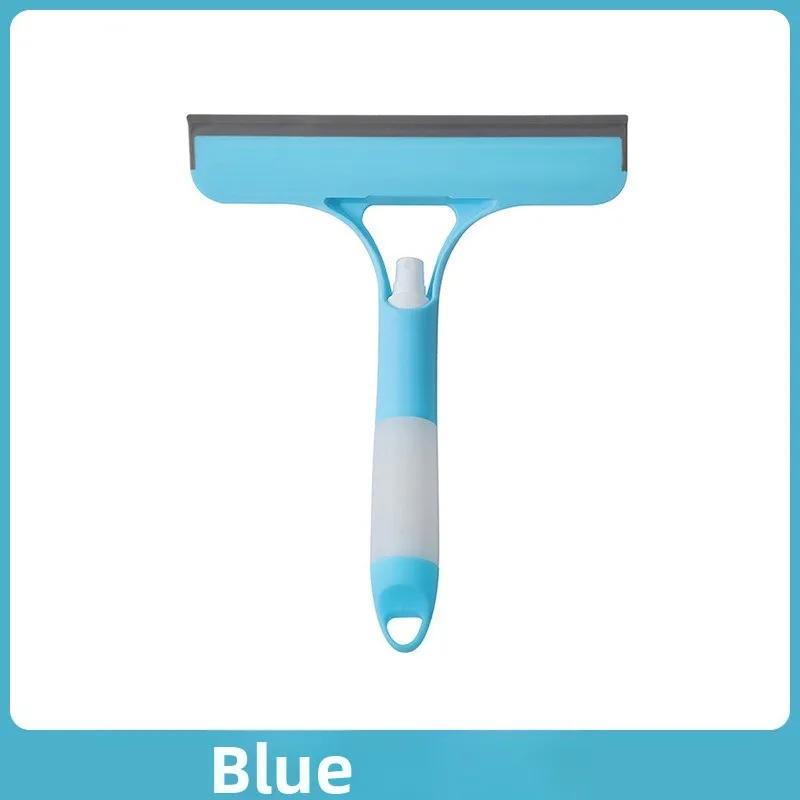 

1PC Household Cleaning Tools Double-sided Brush Head Glass Mirror Cleaning Brush 3-in-1 Wiper Scouring Cloth Sponge Wipe