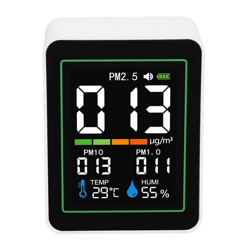   Quality Meter Indoor 5 in 1 PM2.5 PM10 PM1.0 Temp Humidity Detect Tester Portable Smart Infrared Dust Sensor