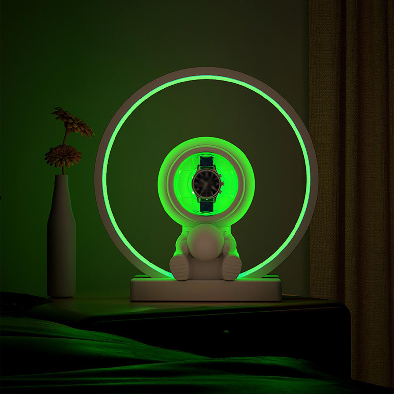 

Автоматический заводной механизм для часов, практичный вращающийся корпус с тихим мотором для гостиничного стола, апартаментов Watch Winder w Light