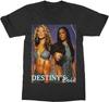 HEISHI Destiny'S Child Men T Shirt Graphic Tee Printed for Mens Black