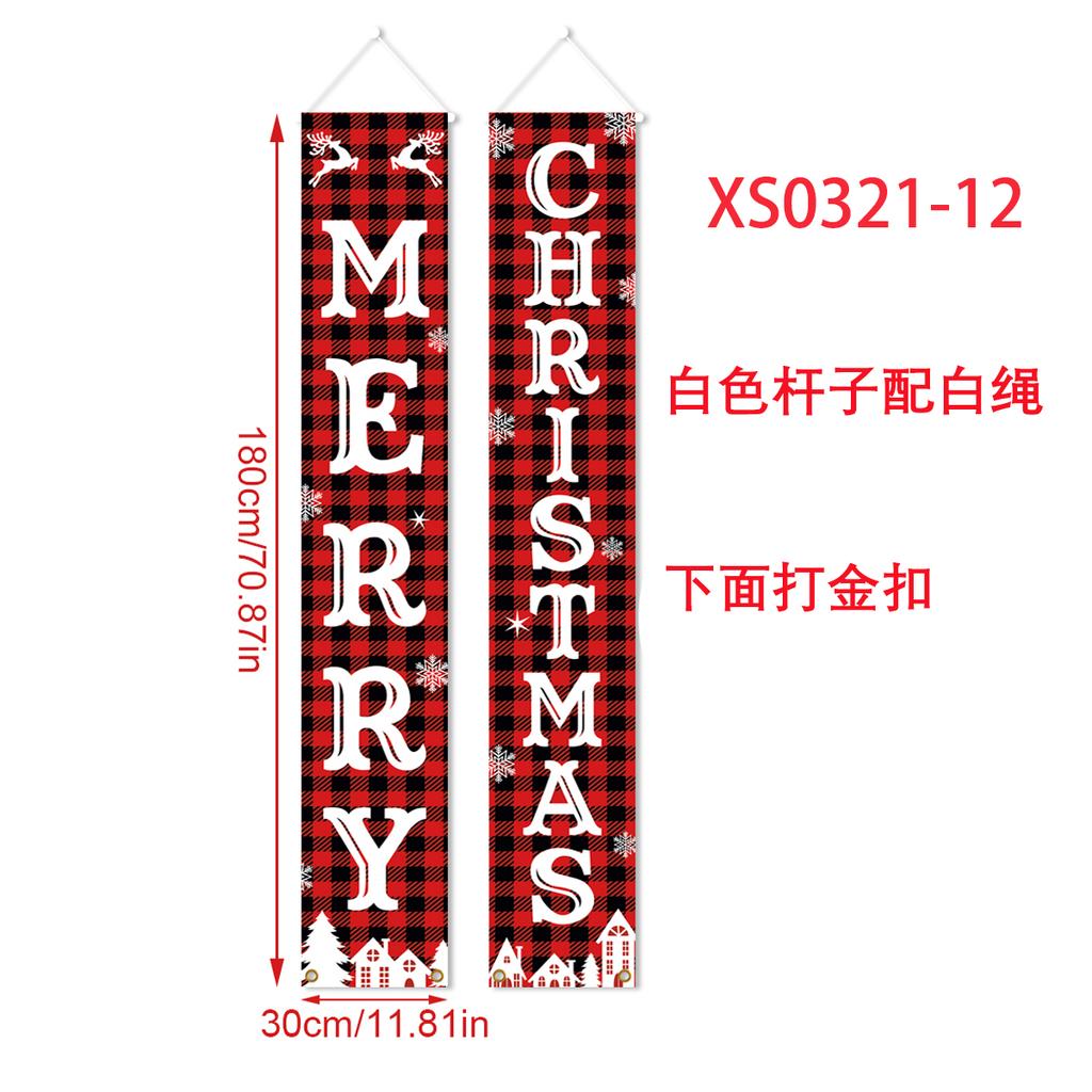 Christmas Nutcracker Shaped Door Couplet Navidad Natal Noel Wall Hanging Merry Christmas Decorations For Home 2025 New Year 2025