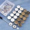 Adjustable Screw-On Rivet Button for Waist Tightening - Hole-Free, Detachable, and Size Customizable.