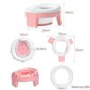 Wooden Teether Potty Portable Toilet Potty 12 Months and For Boys Seat, Seat, 2-Way Seat, Portable, Removable, Portable, Lightweight, Foldable, Up,