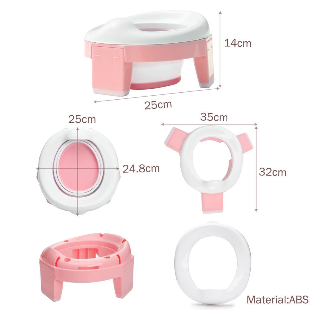 Wooden Teether Potty Portable Toilet Potty 12 Months and For Boys Seat, Seat, 2-Way Seat, Portable, Removable, Portable, Lightweight, Foldable, Up,