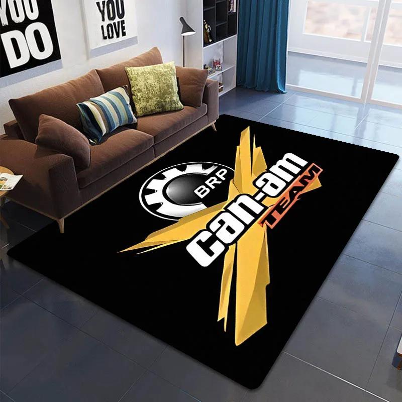 Tappeto stampato con logo moto Can-AM Tappeto antiscivolo per soggiorno camera da letto Tappetino yoga Tappeto da esterno Tappeto kawaii Regalo di compleanno