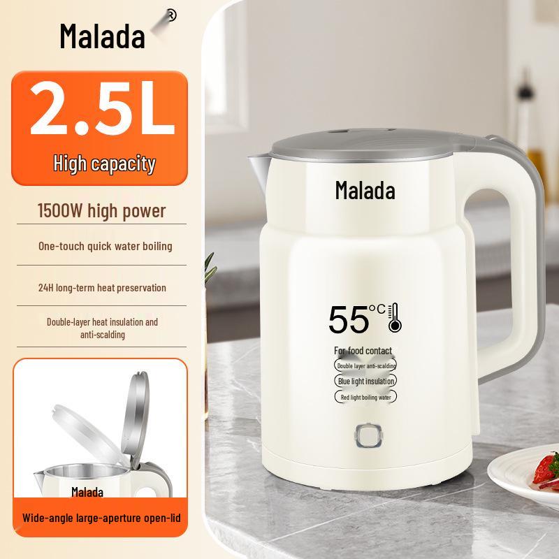 Wanlida 3L Stainless Steel Electric Insulation Kettle for Home Use