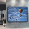 5D DIY Diamond Painting Cross Stitch Hot Air Balloon Diamond Embroidery Mosaic Wall Art Home Decoration