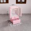 1/12 Freezer Refrigerator Dollhouse Furniture Ornaments with Tweezers Toy for Furnishings Decoration