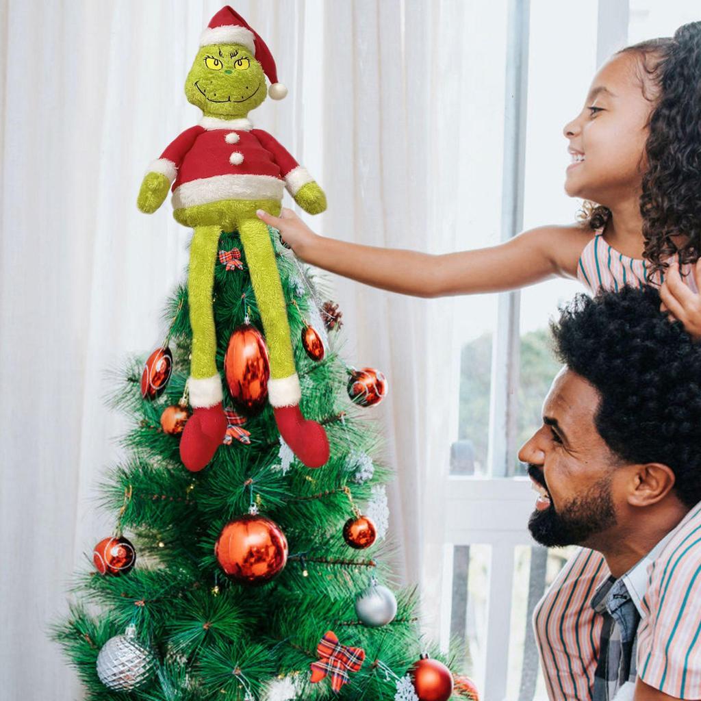 LED Glowing Five-Point Star Tree Topper: Christmas Tree Top Decoration with Flashing Star Lights Ornament.