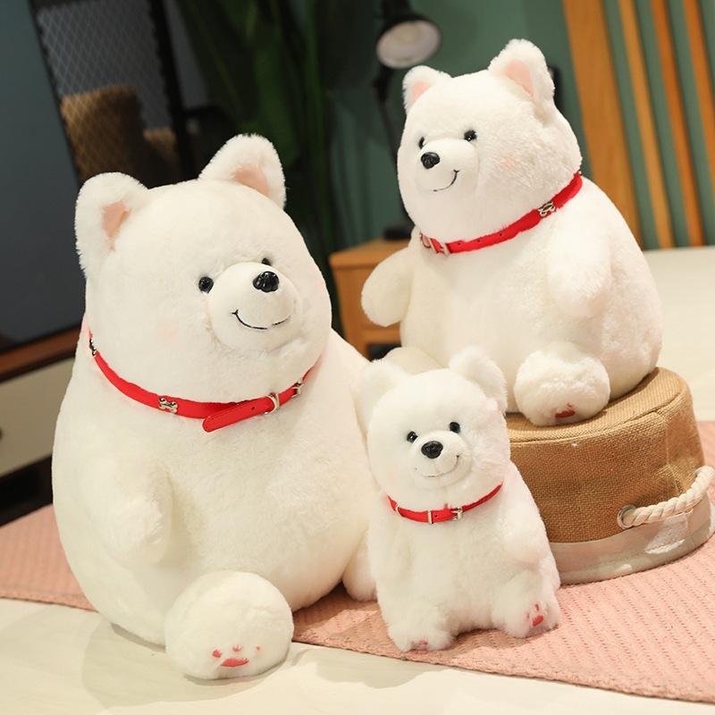 Cute Soft Cute Puppy Dog Yay Dog Doll Plush Toy Puppy Samoyed Dog Doll Children'S Doll