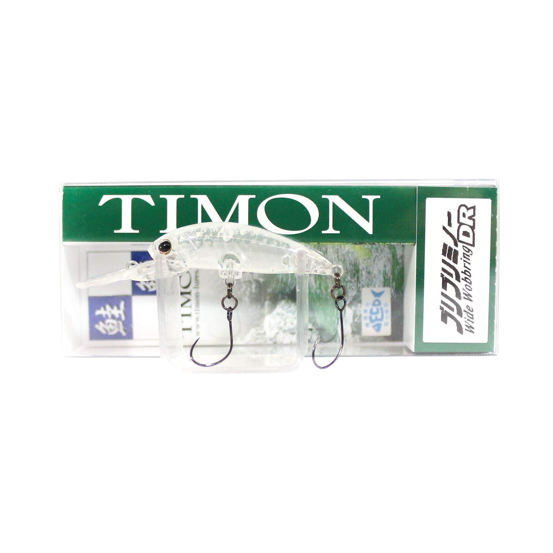 JACKALL TIMON Buriburi Minnow DR 40mm Clear Lure 2.6g чистый