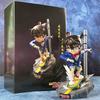 Anime Detektyw Conan Figurka Akcji LK 1/4 Conan na Rolkach Model Statua PVC Kolekcja Ozdoba na Biurko Zabawka Prezenty Urodzinowe