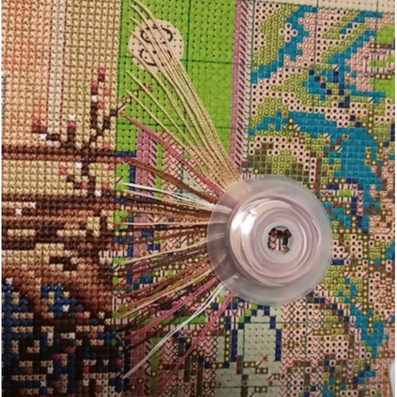 Cross-Stitch Thread Organizer: Includes Soft Wire Tool, Winding Tool, Floss Separator, Winding and Threading Plate for Optimal Thread Organization.