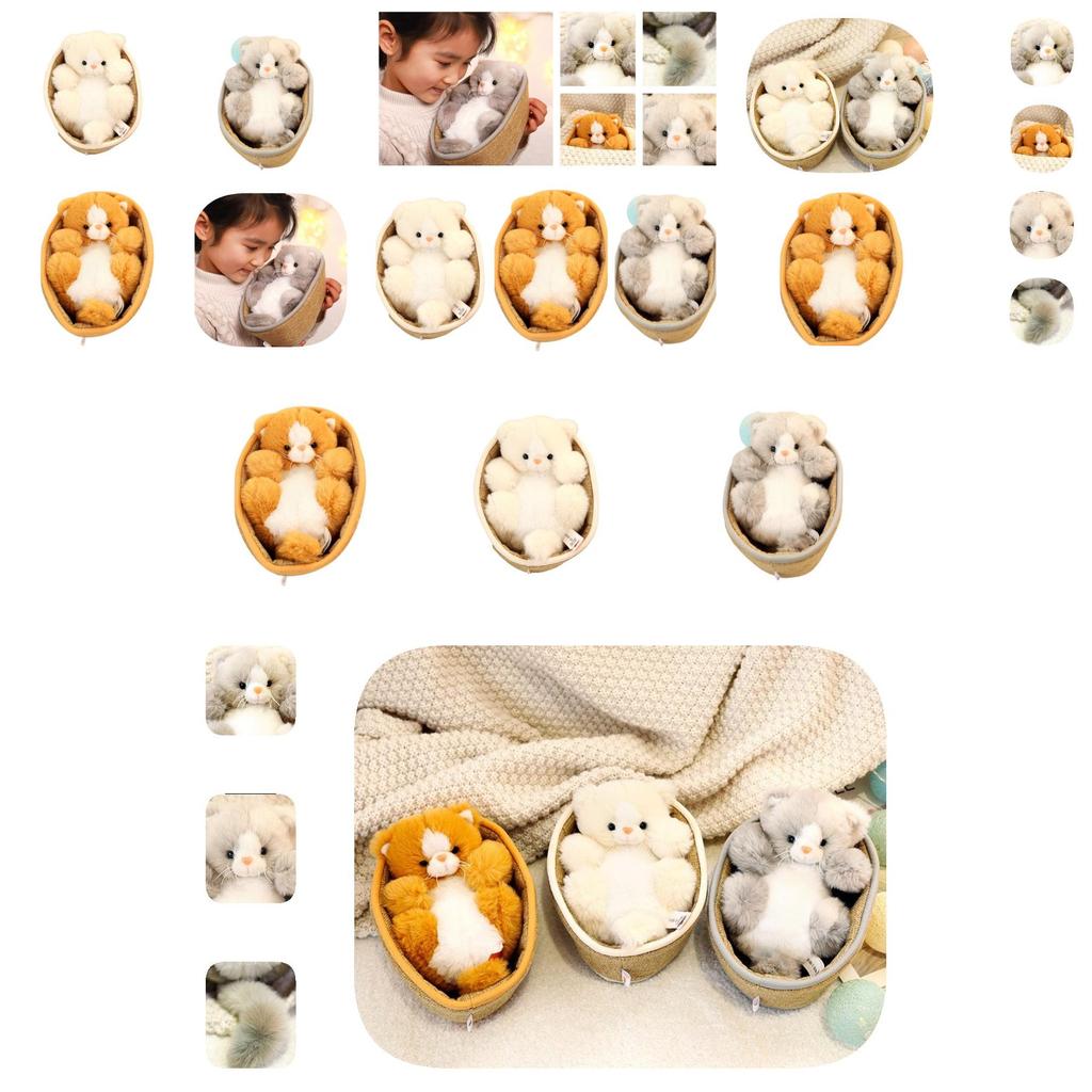 Cute Plush Cat Toy Wholesale Feline Dolls Ideal Birthday Gift