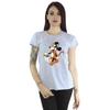 Mickey mouse Womens/Ladies Cat Trick Or Treat Minnie Mouse Cotton T-Shirt