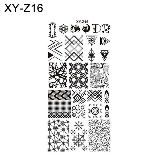 DIY vánoční styl nail art razítko šablona šablony razítka na manikúru