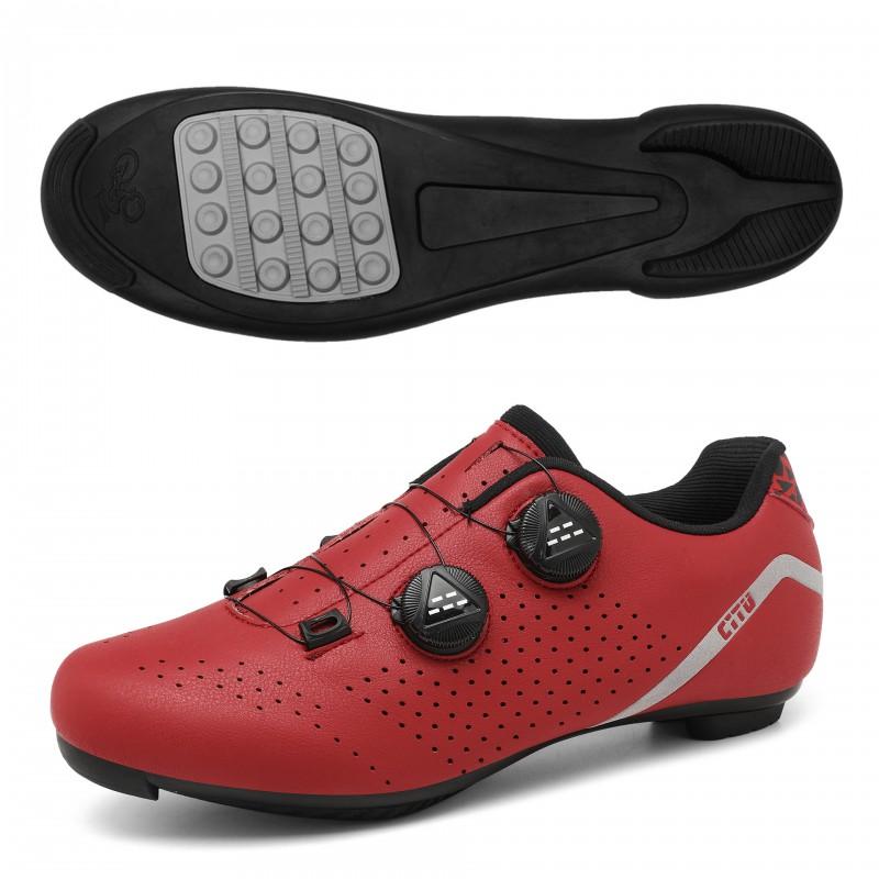 Mens Cycling Shoes Hard Sole Breathable Clipless Road MTB Bike Mountain Biking