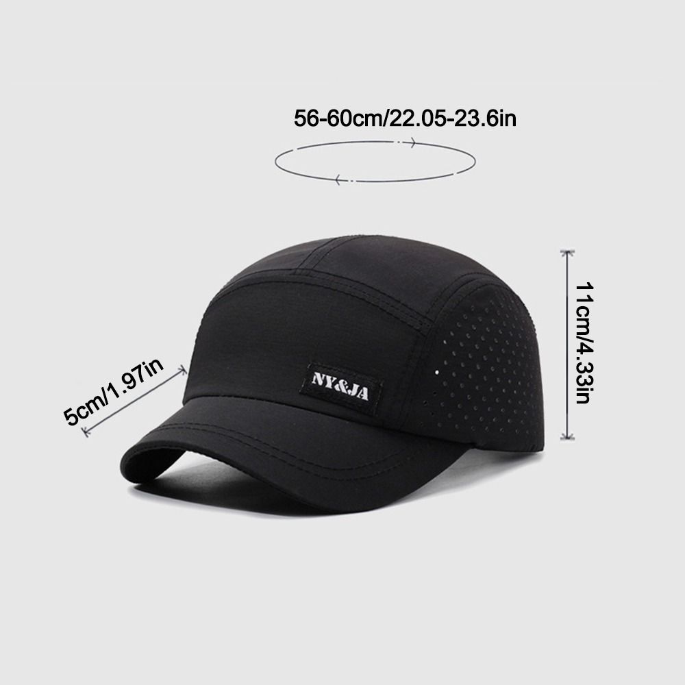 New Breathable Baseball Cap Lightweight Soft-Top Camping Hat Quick-Drying Sunscreen Cap Summer